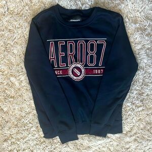 Dark Navy Blue Crewneck Sweater - Original Aeropostale